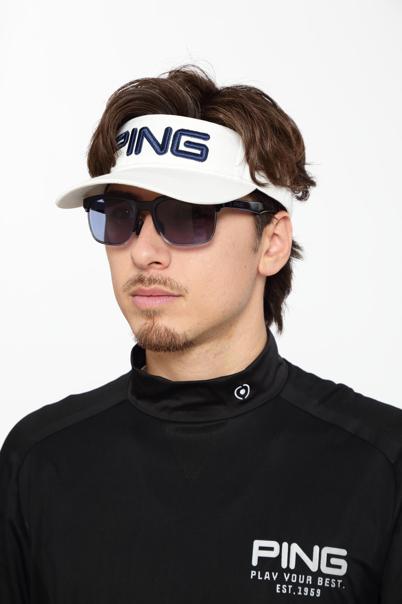 【PING APPAREL】【定番】偏光アイスブルーサングラスer-1 <SUNGLASSES> (MENS)