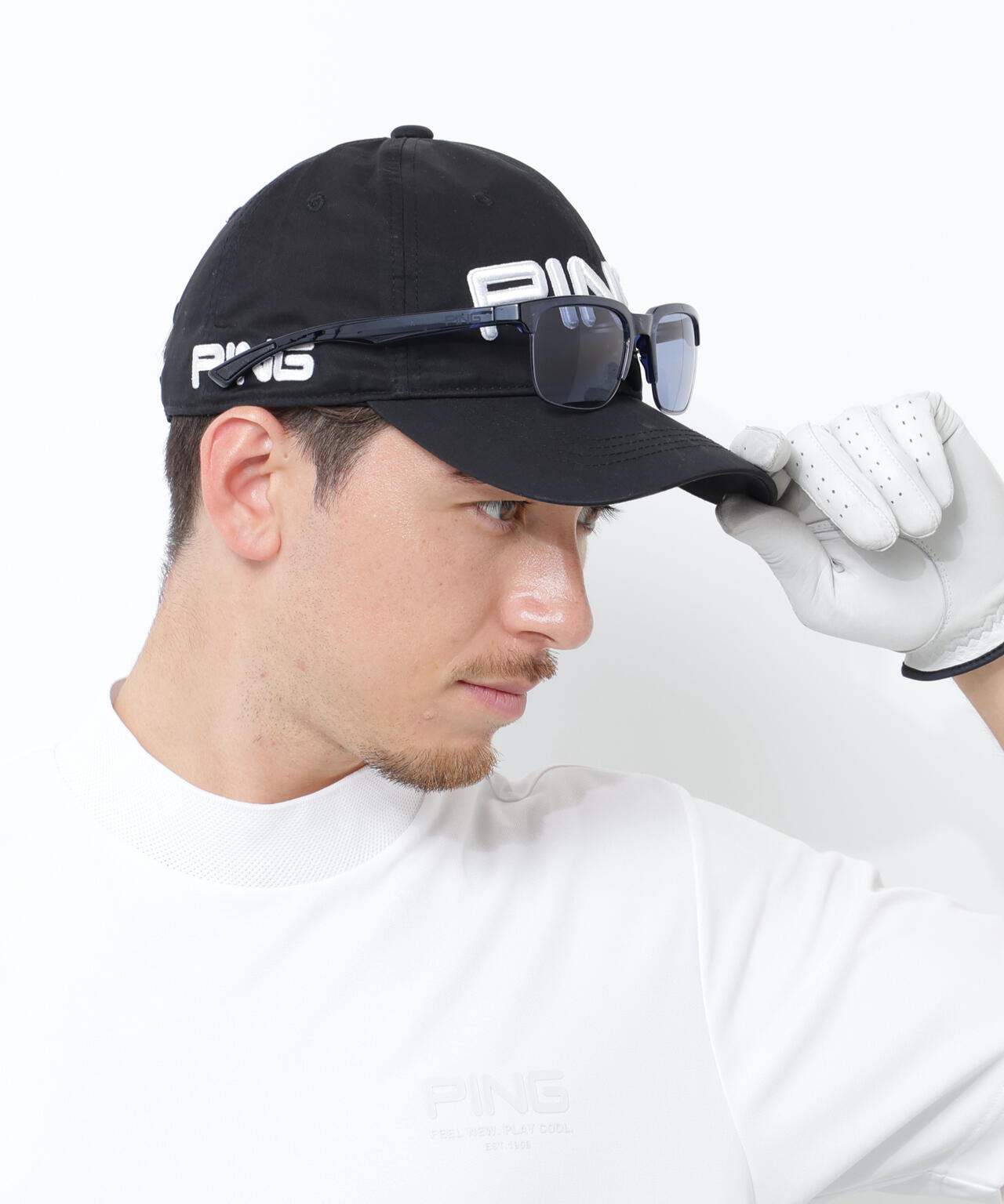 【PING APPAREL】【定番】偏光アイスブルーサングラスer-1 <SUNGLASSES> (MENS)