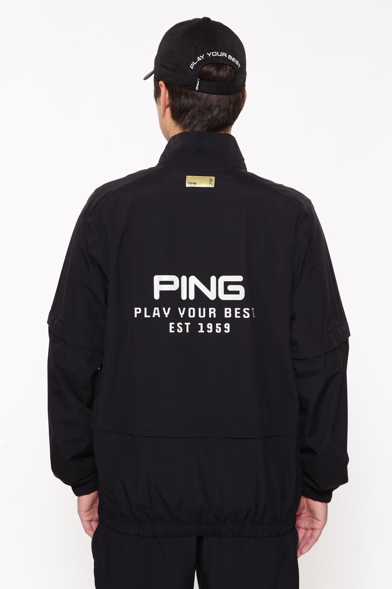 【PING APPAREL】ダーミザクスレインウェアトップ&ボトムセット <GOLD> (MENS)