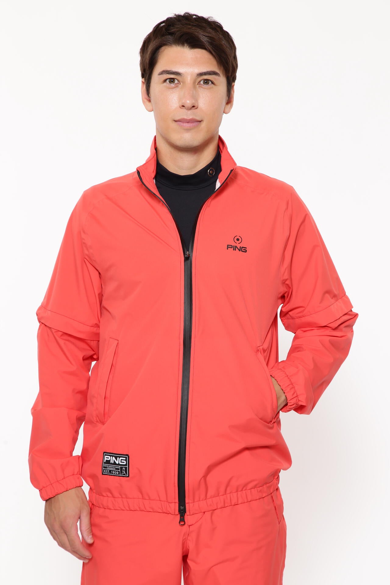 【PING APPAREL】ダーミザクスレインウェアトップ&ボトムセット <GOLD> (MENS)
