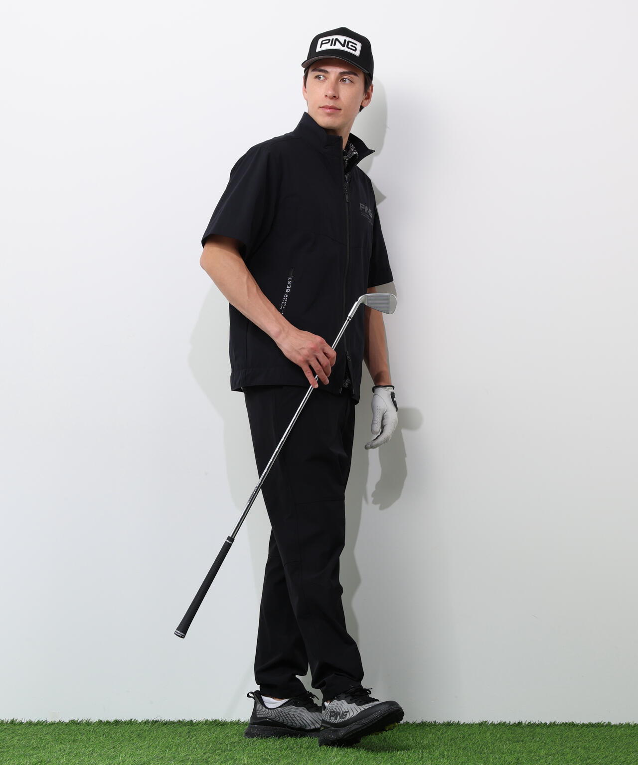 【PING APPAREL】テラエステルストレッチ2WAY撥水ブルゾン <PERFORMANCE> (MENS)