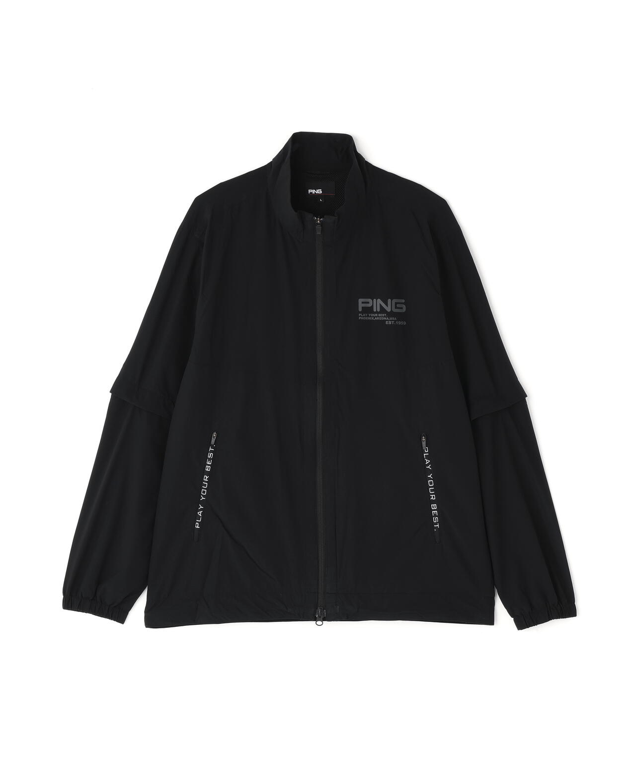 【PING APPAREL】テラエステルストレッチ2WAY撥水ブルゾン <PERFORMANCE> (MENS)