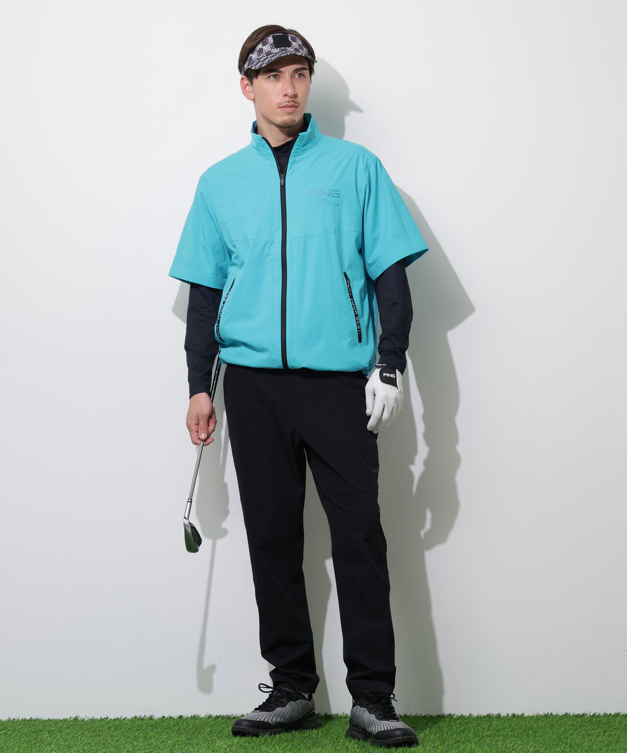【PING APPAREL】テラエステルストレッチ2WAY撥水ブルゾン <PERFORMANCE> (MENS)