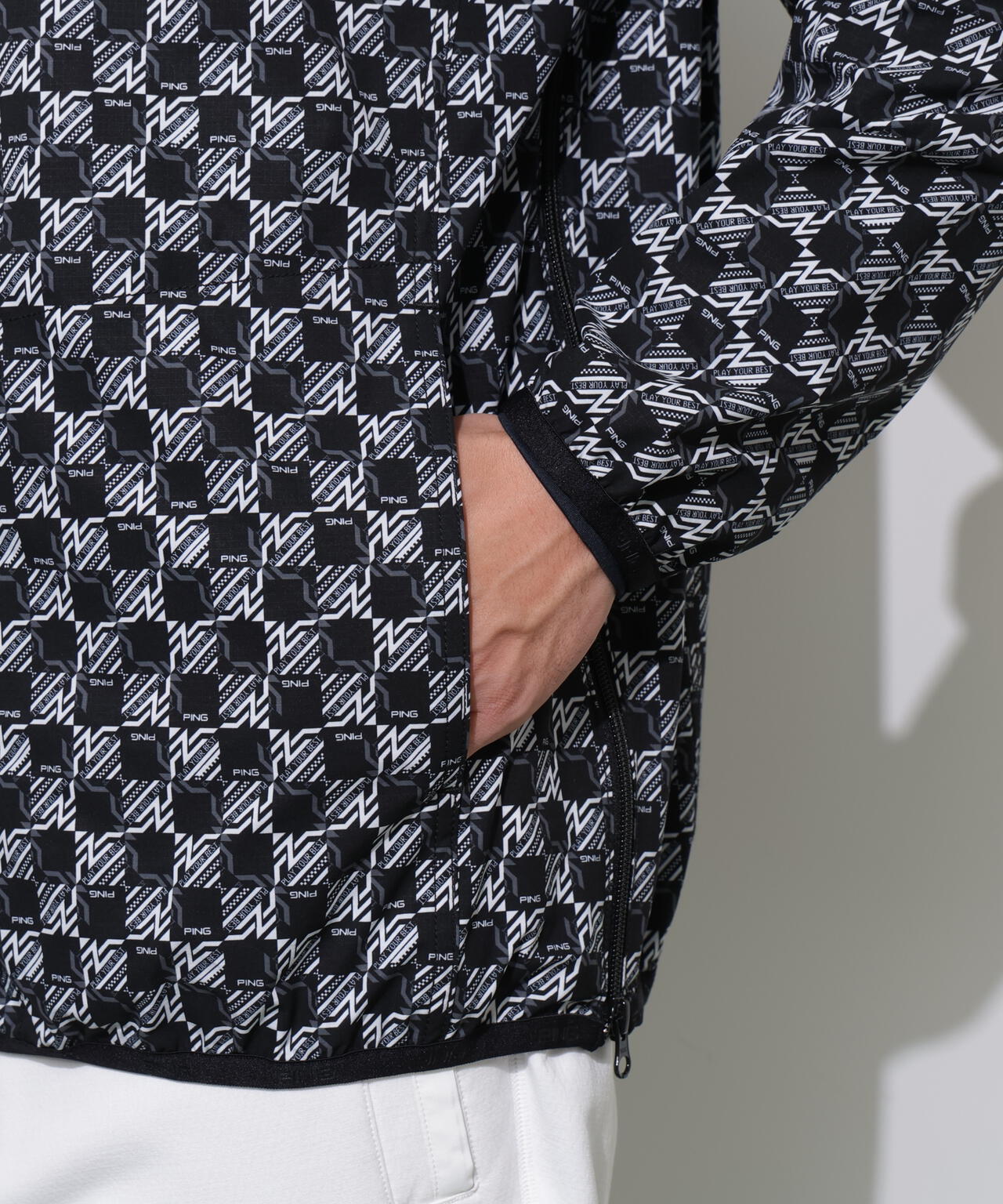 【PING APPAREL】ストレッチリップストップ2WAYブルゾン <PERFORMANCE> (MENS)