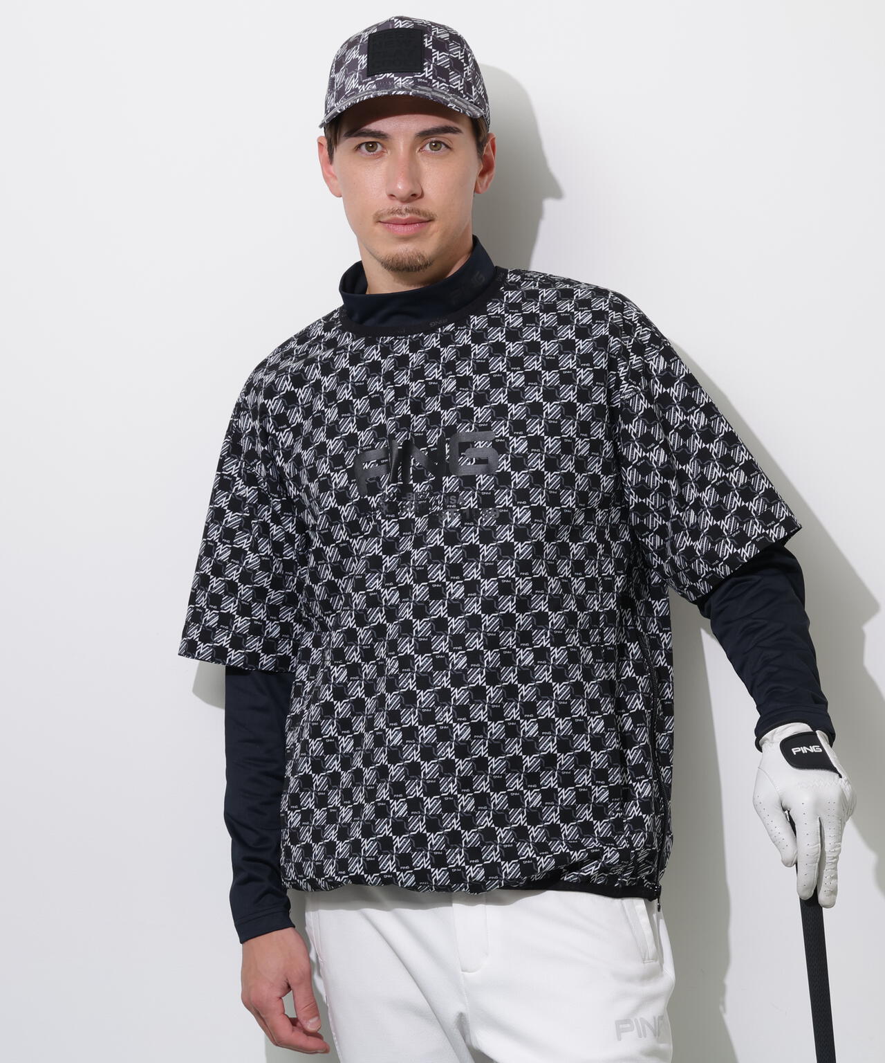 【PING APPAREL】ストレッチリップストップ2WAYブルゾン <PERFORMANCE> (MENS)