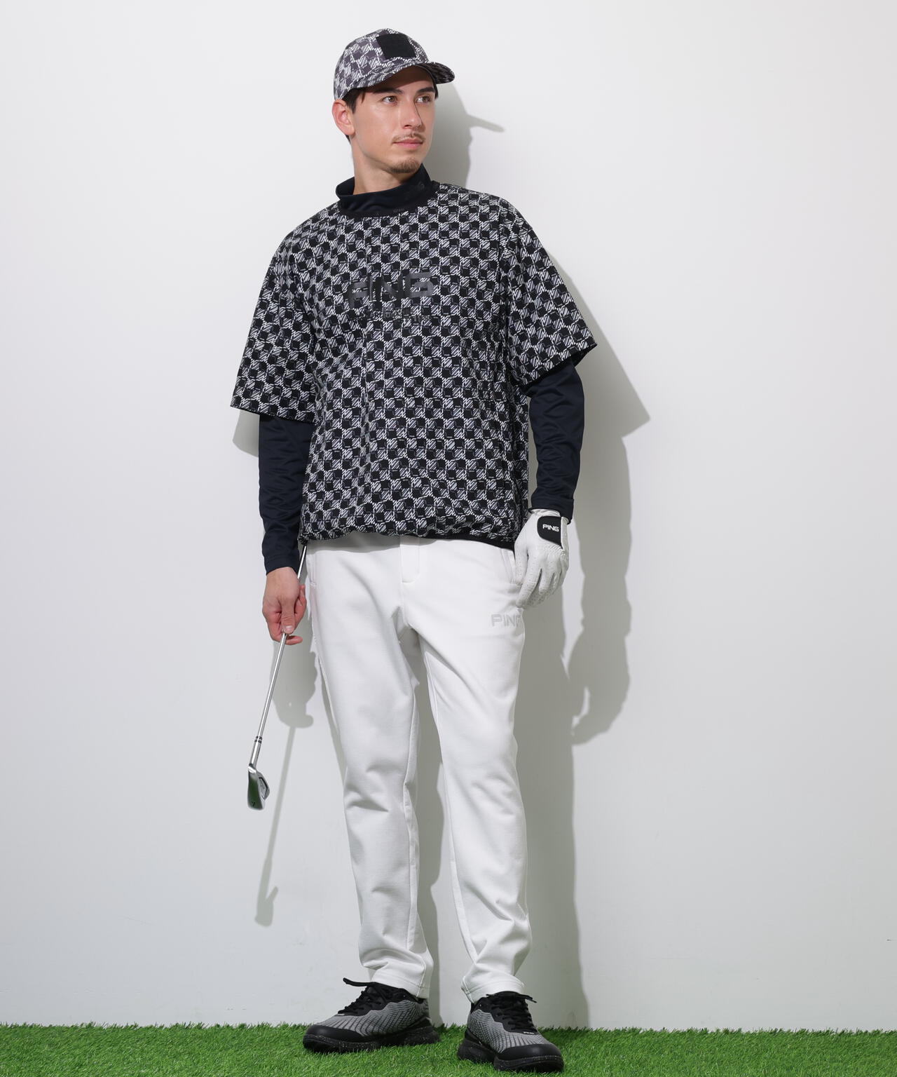 【PING APPAREL】ストレッチリップストップ2WAYブルゾン <PERFORMANCE> (MENS)