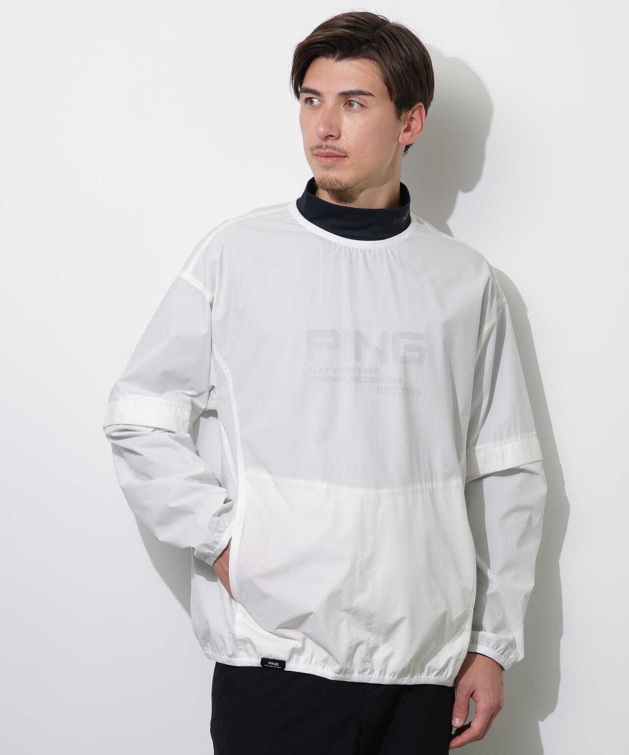【PING APPAREL】ストレッチリップストップ2WAYブルゾン <PERFORMANCE> (MENS)