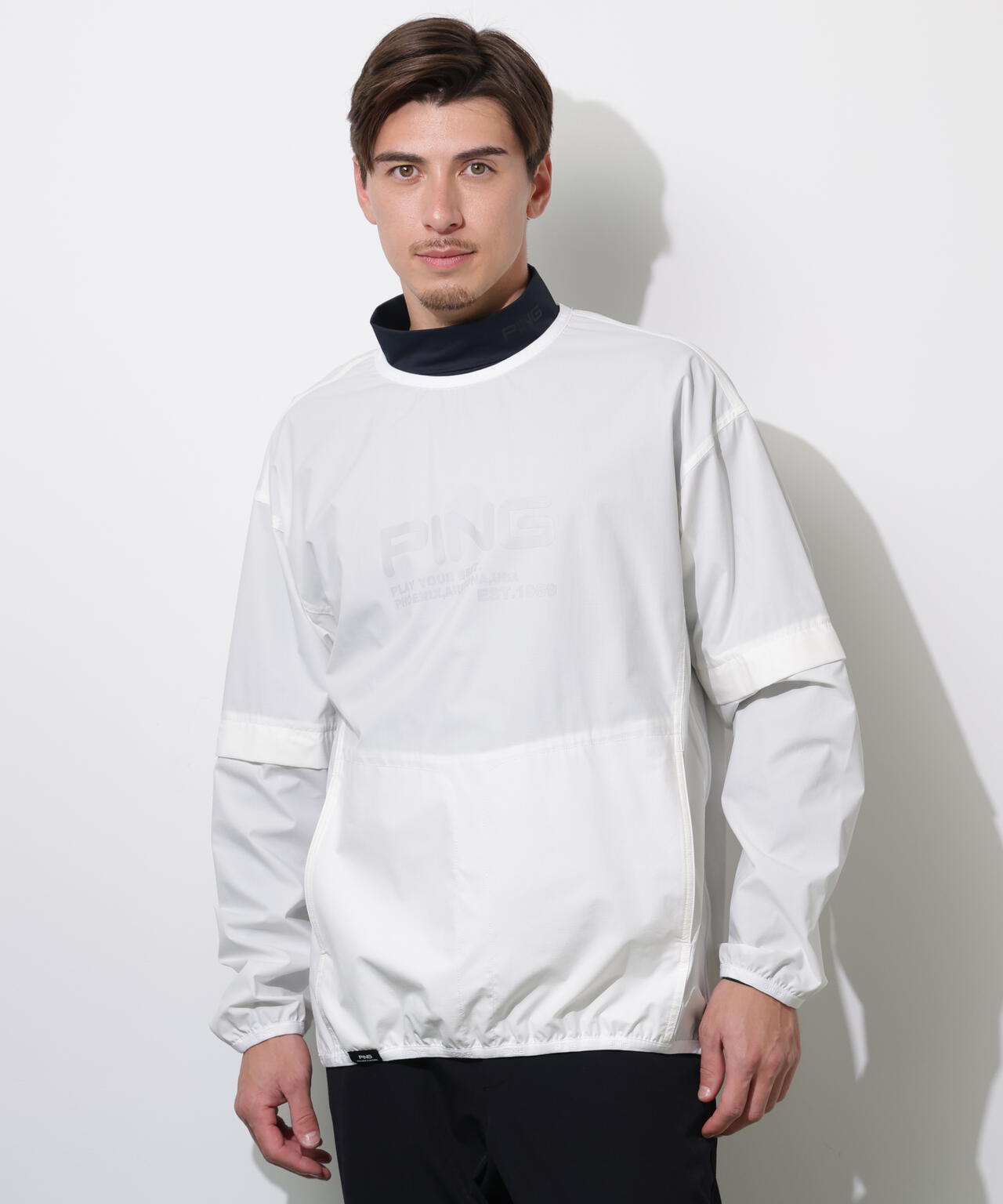 【PING APPAREL】ストレッチリップストップ2WAYブルゾン <PERFORMANCE> (MENS)