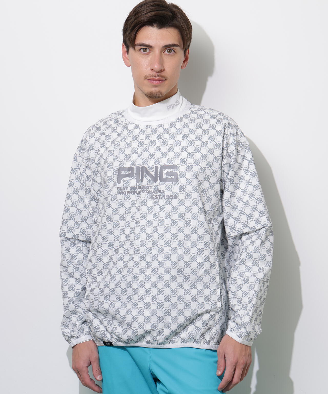 【PING APPAREL】ストレッチリップストップ2WAYブルゾン <PERFORMANCE> (MENS)