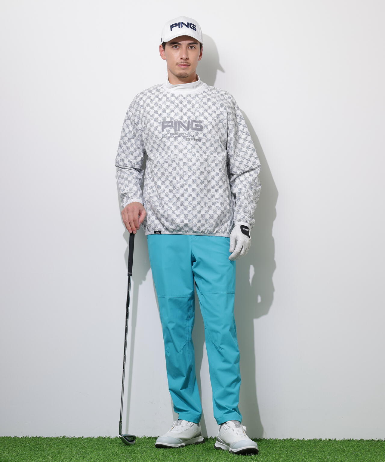 【PING APPAREL】ストレッチリップストップ2WAYブルゾン <PERFORMANCE> (MENS)