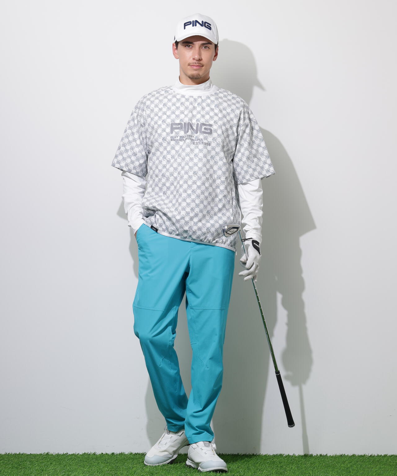 【PING APPAREL】ストレッチリップストップ2WAYブルゾン <PERFORMANCE> (MENS)