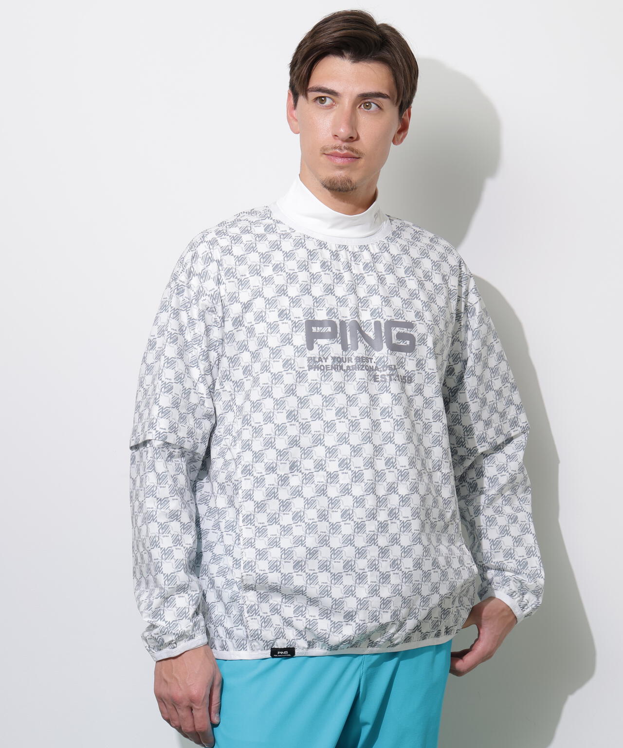【PING APPAREL】ストレッチリップストップ2WAYブルゾン <PERFORMANCE> (MENS)