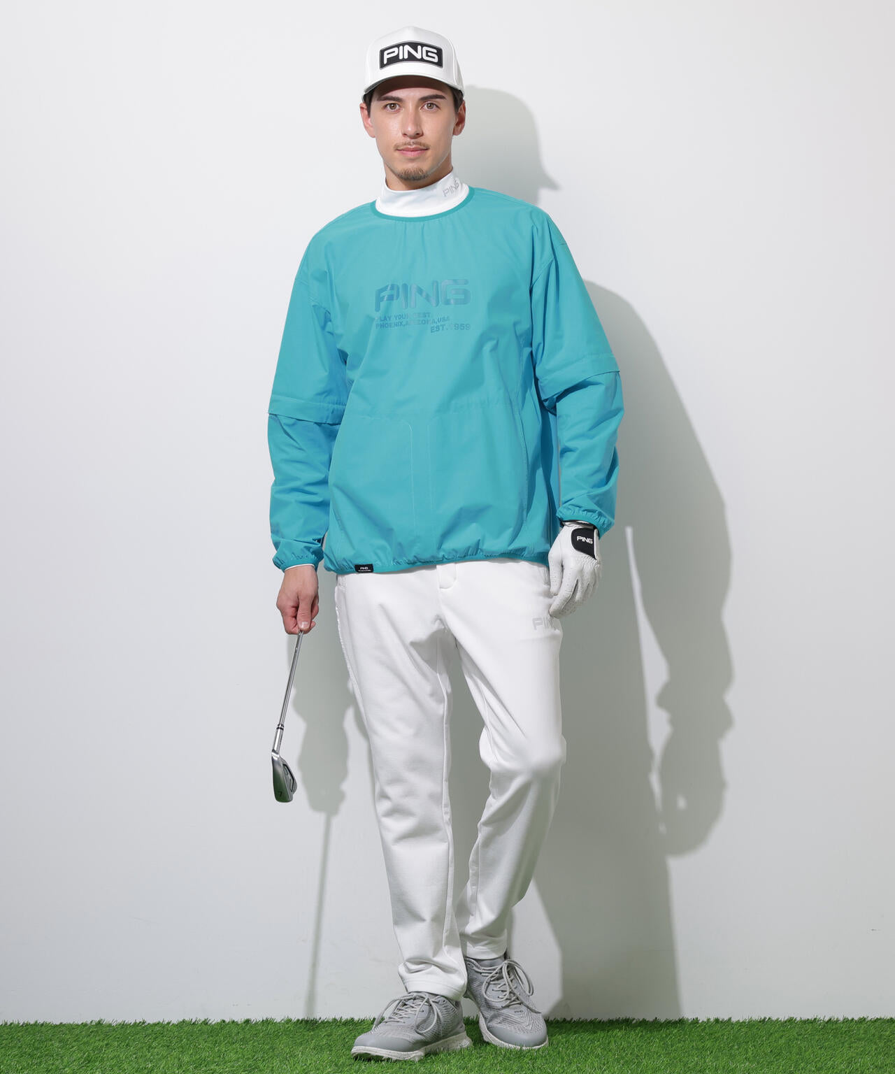 【PING APPAREL】ストレッチリップストップ2WAYブルゾン <PERFORMANCE> (MENS)