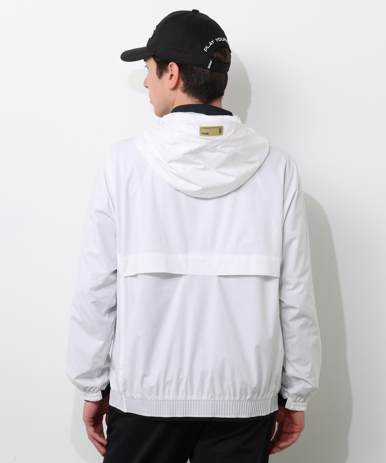 【PING APPAREL】撥水フルジップフーディーブルゾン <GOLD> (MENS)