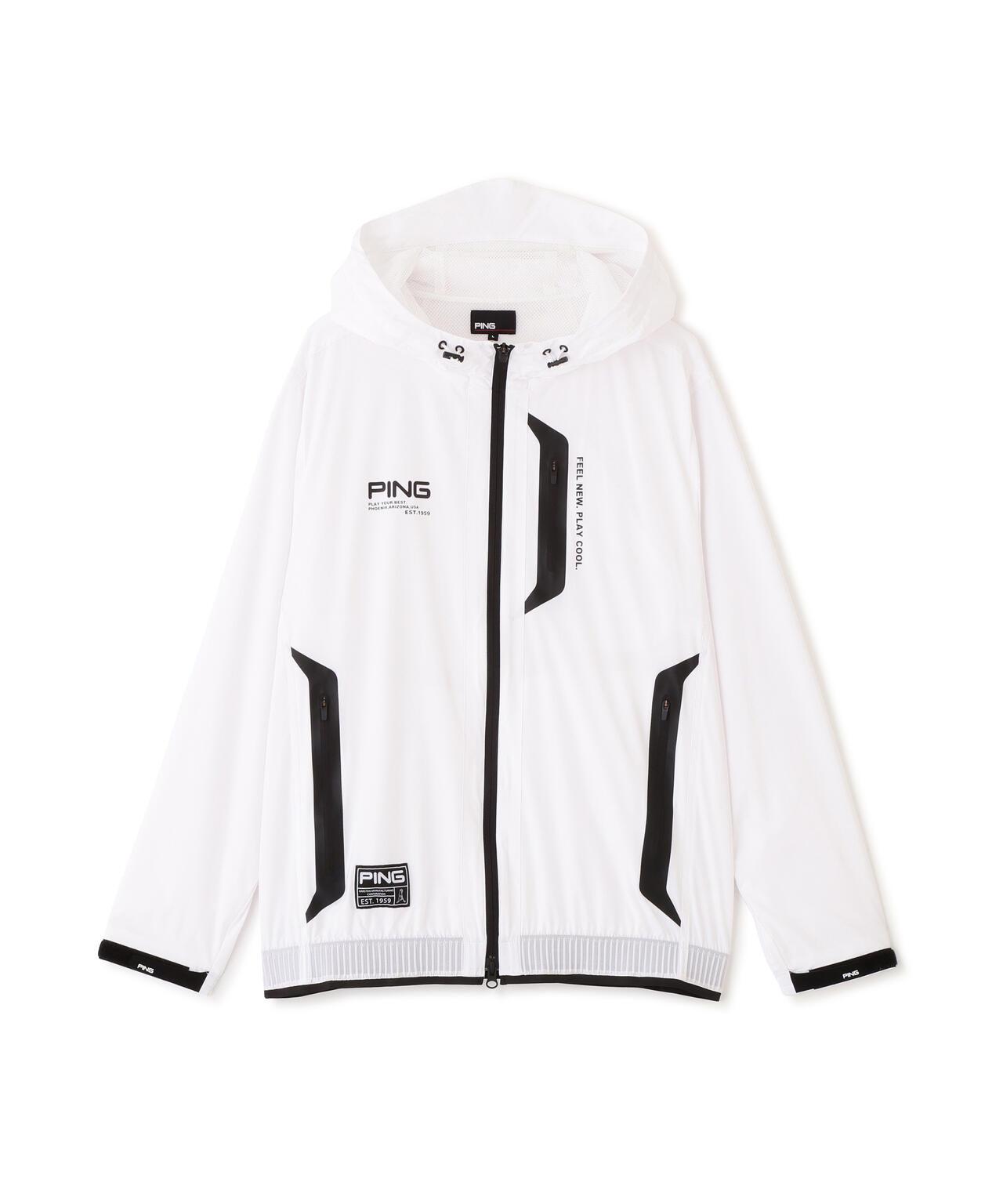 【PING APPAREL】撥水フルジップフーディーブルゾン <GOLD> (MENS)
