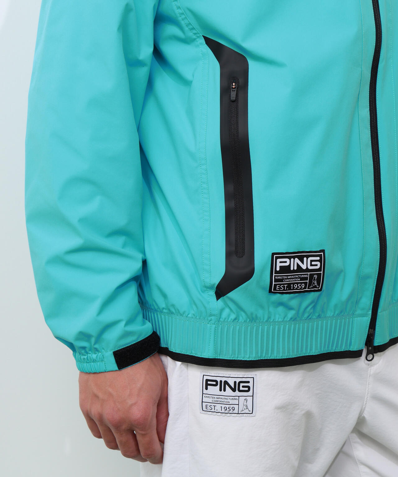 【PING APPAREL】撥水フルジップフーディーブルゾン <GOLD> (MENS)
