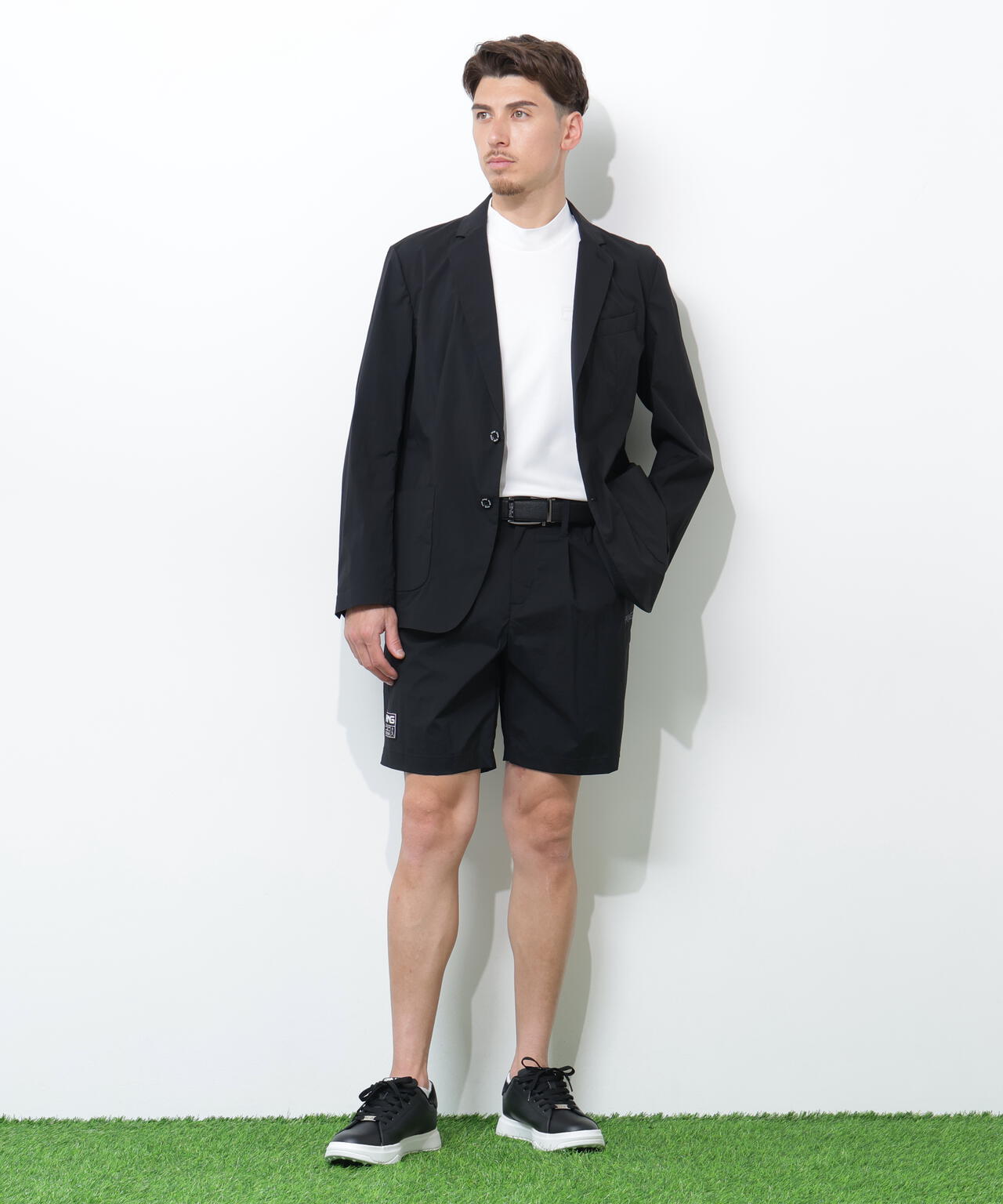 【PING APPAREL】ドライタッチナイロンストレッチタフタジャケット <GOLD> (MENS)