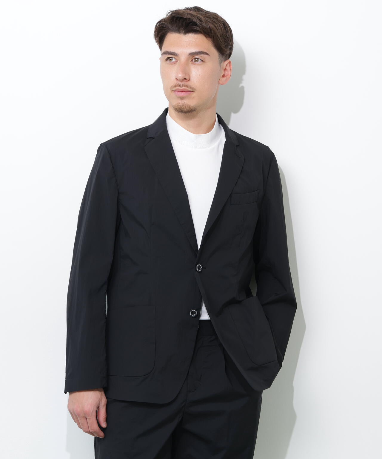 【PING APPAREL】ドライタッチナイロンストレッチタフタジャケット <GOLD> (MENS)