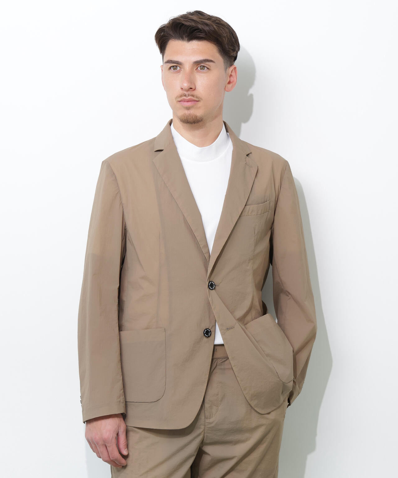 【PING APPAREL】ドライタッチナイロンストレッチタフタジャケット <GOLD> (MENS)