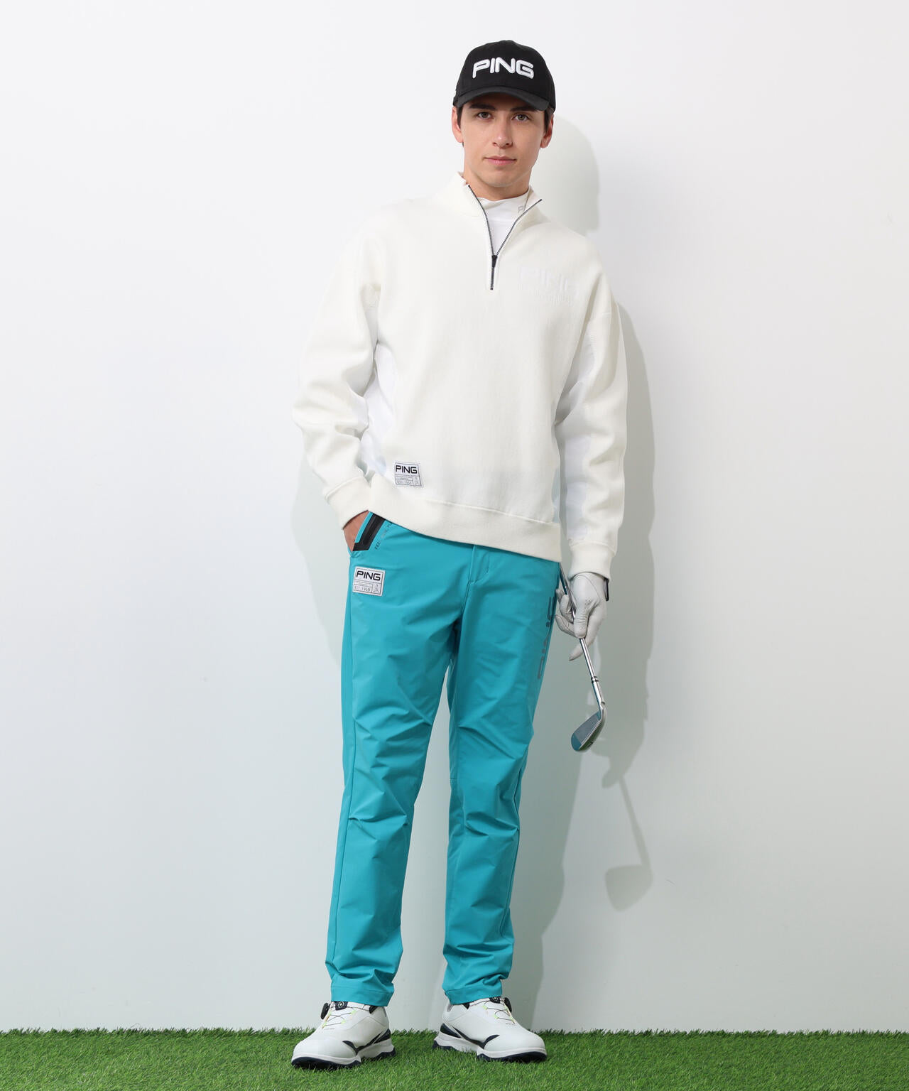 【PING APPAREL】全方向ストレッチパーテックスリミテッドテーパードパンツ <GOLD> (MENS)