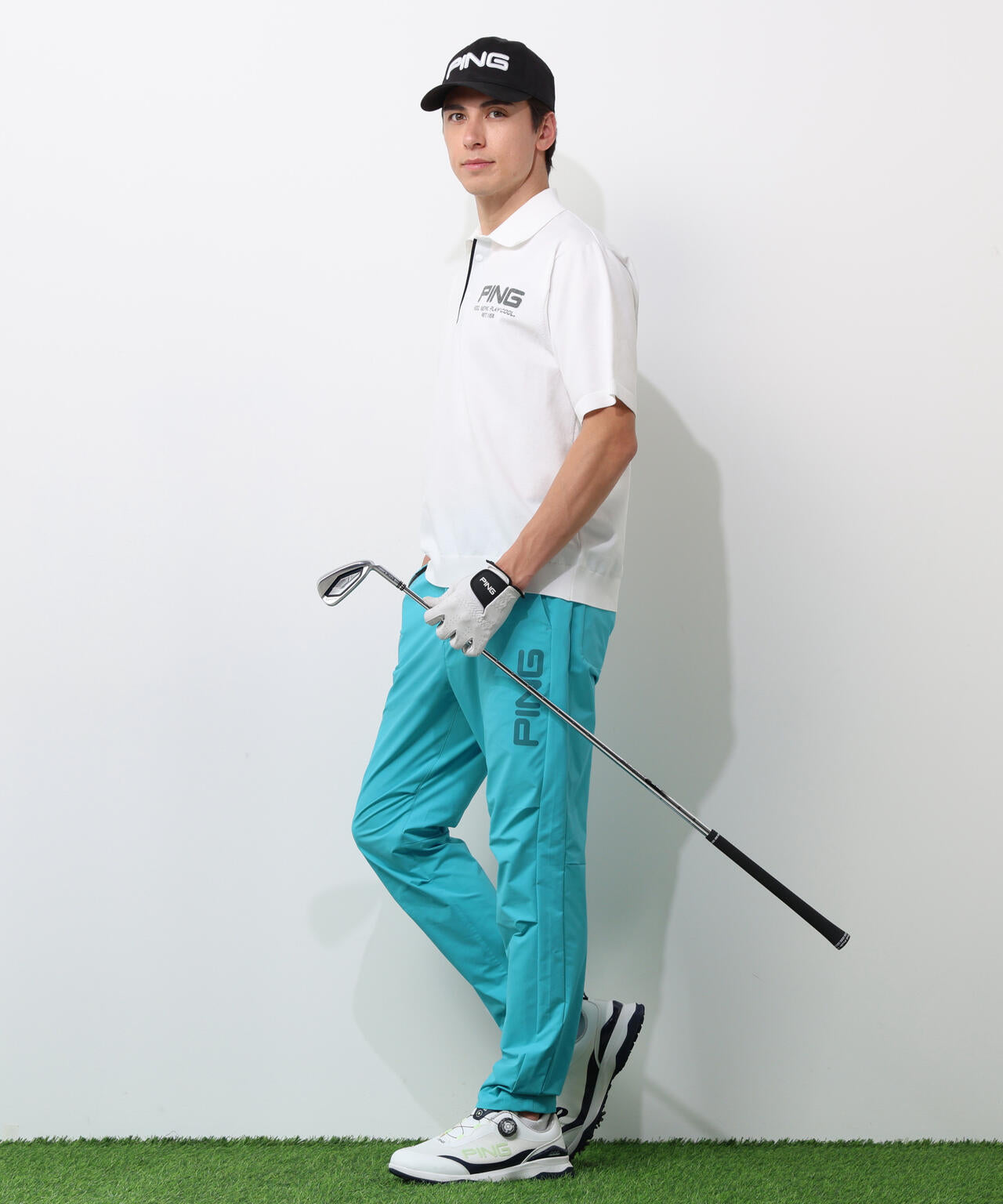 【PING APPAREL】全方向ストレッチパーテックスリミテッドテーパードパンツ <GOLD> (MENS)