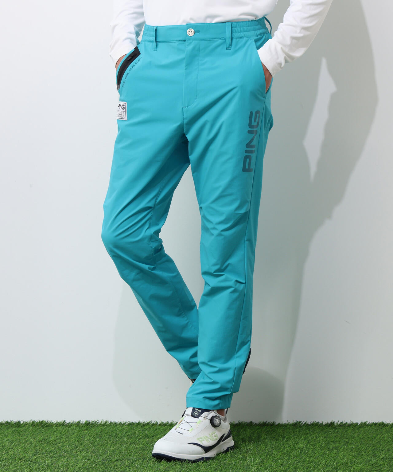 【PING APPAREL】全方向ストレッチパーテックスリミテッドテーパードパンツ <GOLD> (MENS)