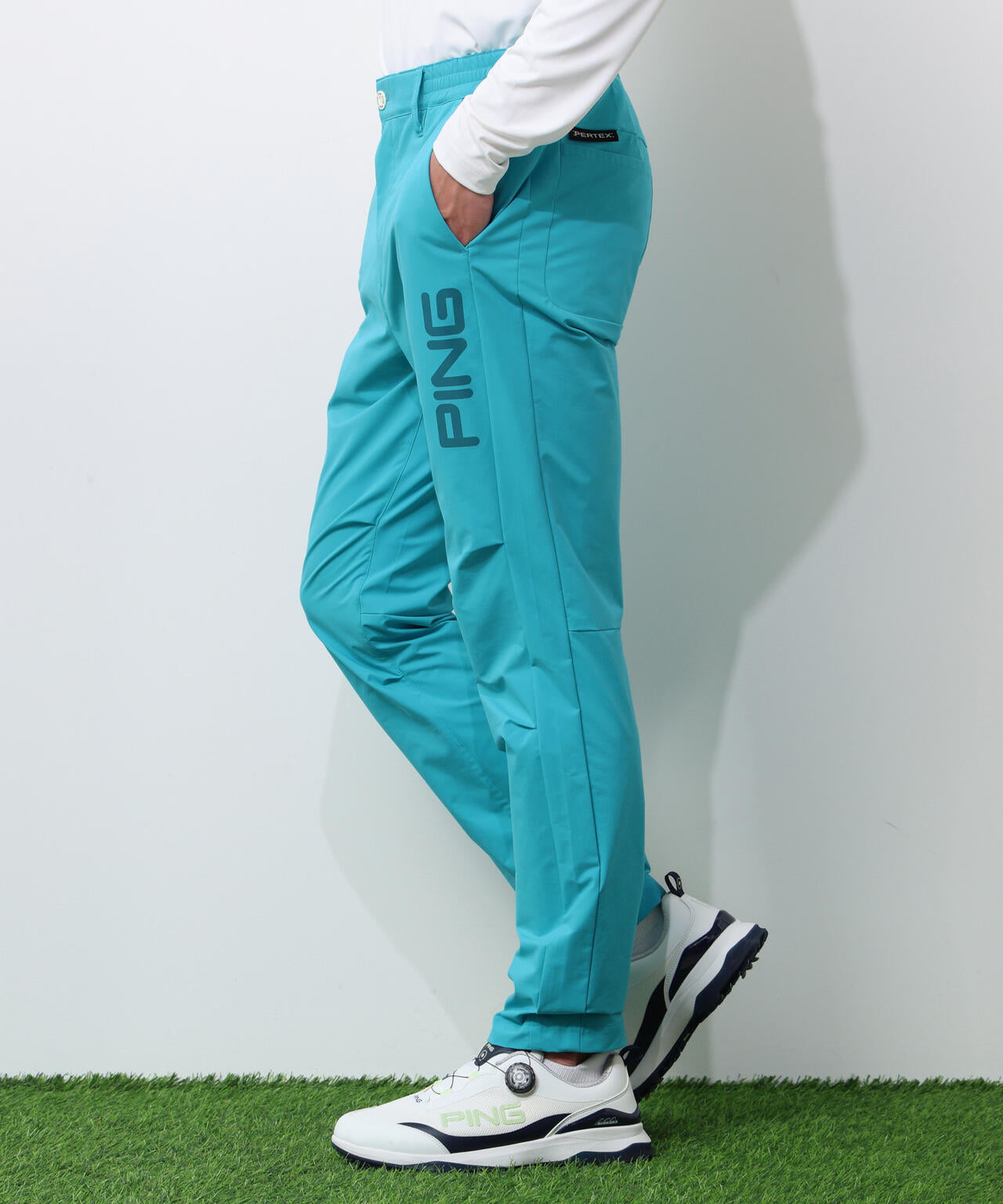 【PING APPAREL】全方向ストレッチパーテックスリミテッドテーパードパンツ <GOLD> (MENS)