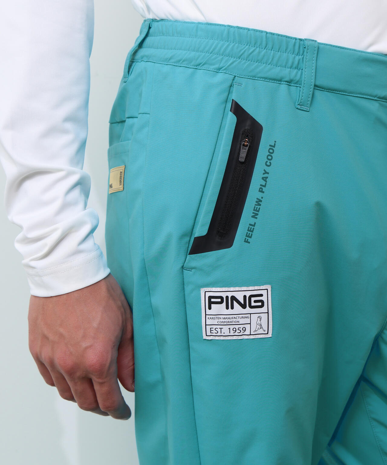 【PING APPAREL】全方向ストレッチパーテックスリミテッドテーパードパンツ <GOLD> (MENS)