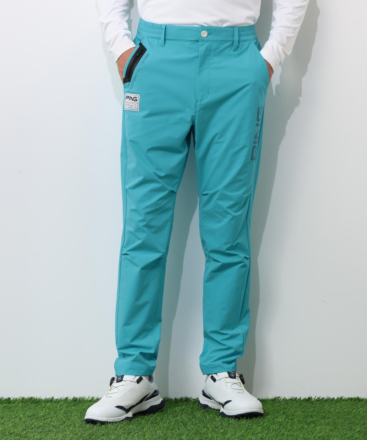 【PING APPAREL】全方向ストレッチパーテックスリミテッドテーパードパンツ <GOLD> (MENS)