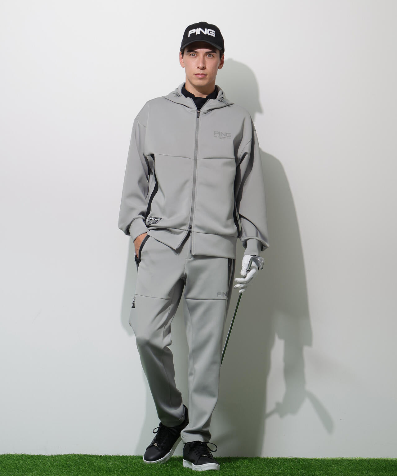 【PING APPAREL】ダンボールニットテーパードパンツ <GOLD> (MENS)