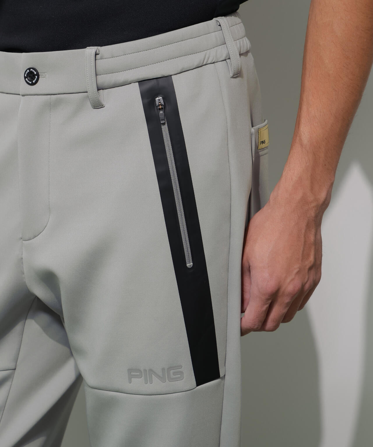 【PING APPAREL】ダンボールニットテーパードパンツ <GOLD> (MENS)