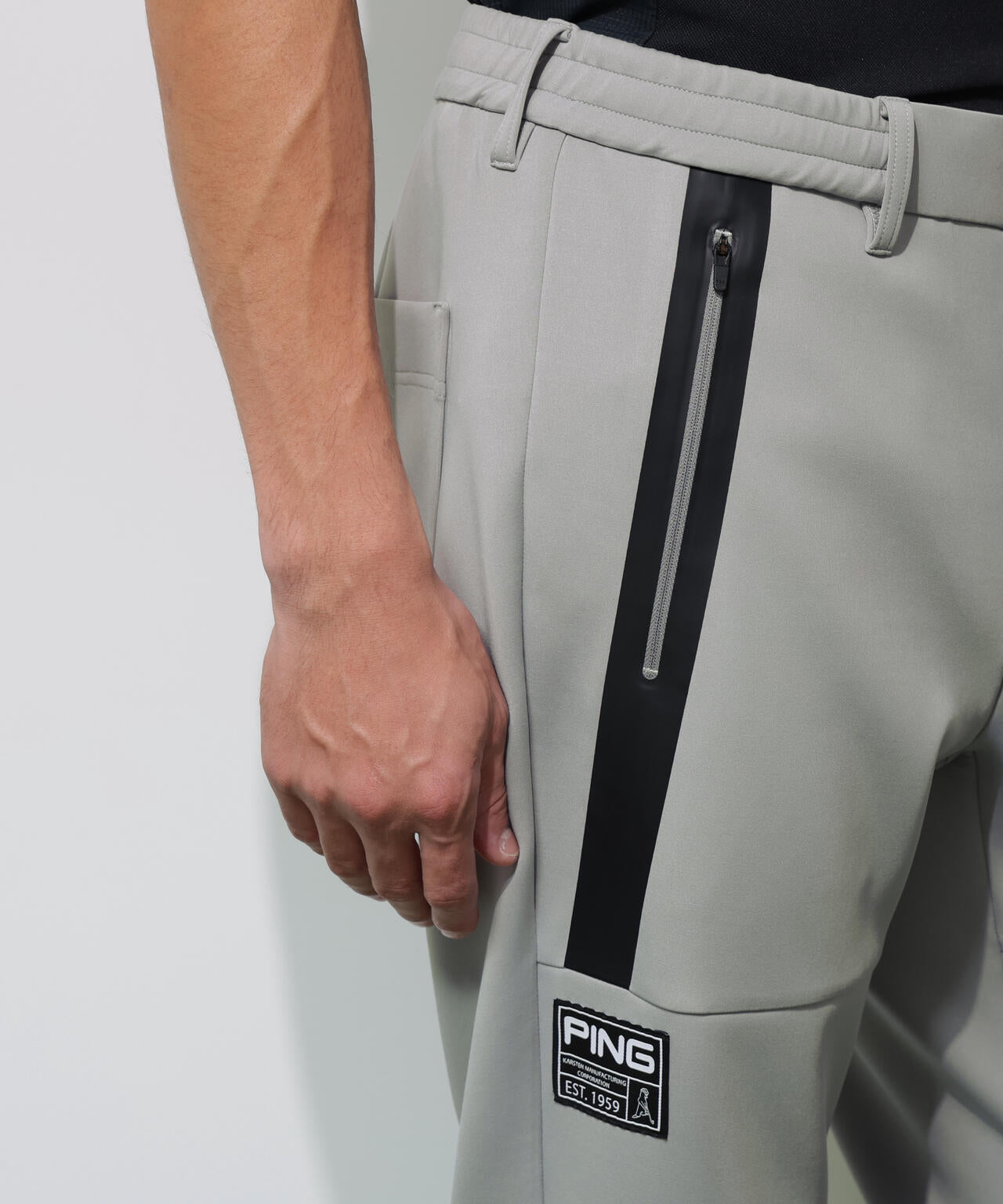 【PING APPAREL】ダンボールニットテーパードパンツ <GOLD> (MENS)