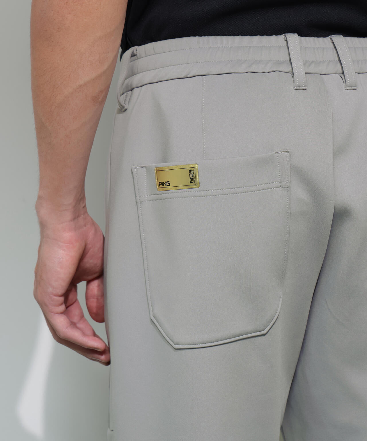 【PING APPAREL】ダンボールニットテーパードパンツ <GOLD> (MENS)