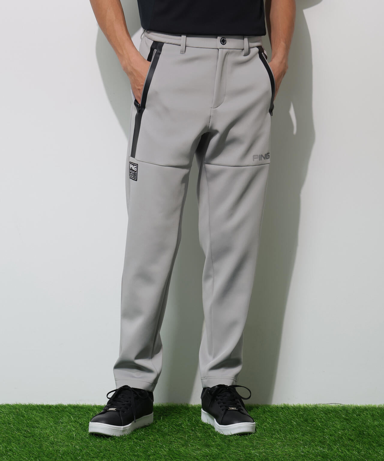 【PING APPAREL】ダンボールニットテーパードパンツ <GOLD> (MENS)