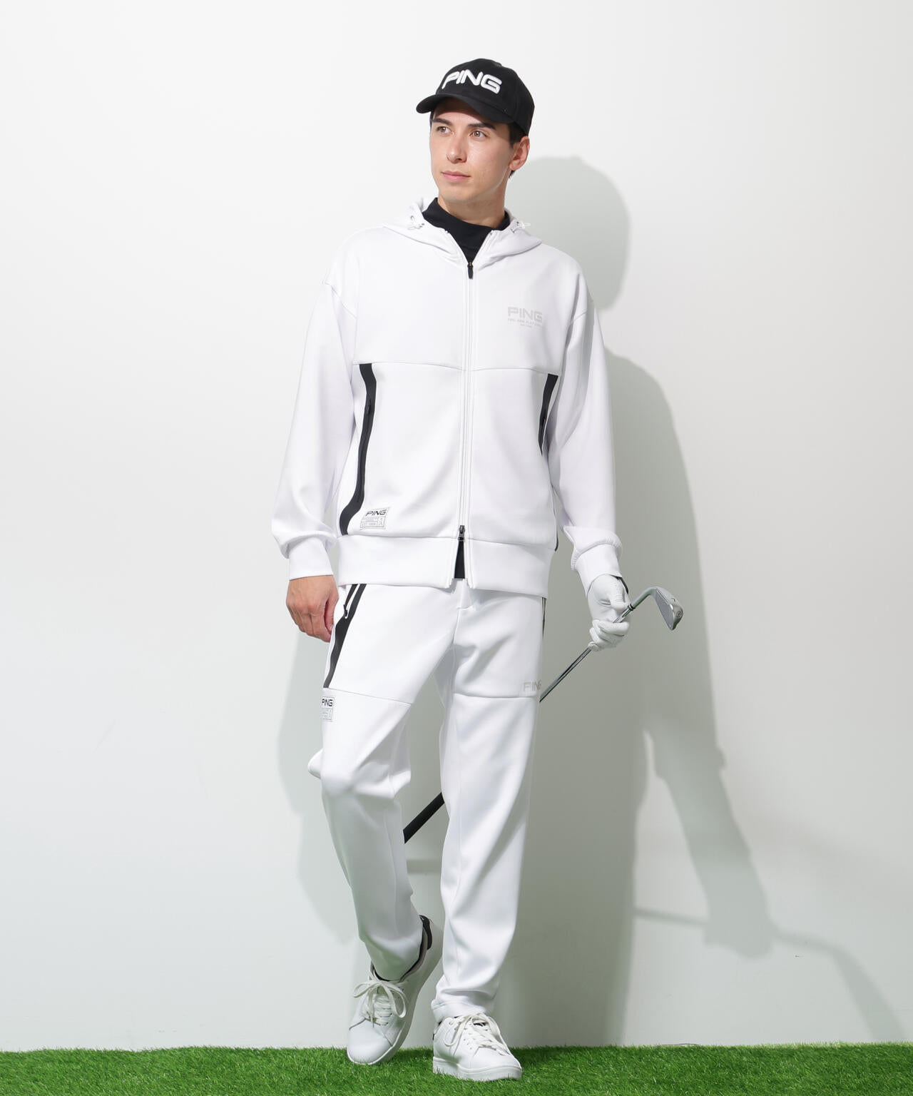 【PING APPAREL】ダンボールニットテーパードパンツ <GOLD> (MENS)