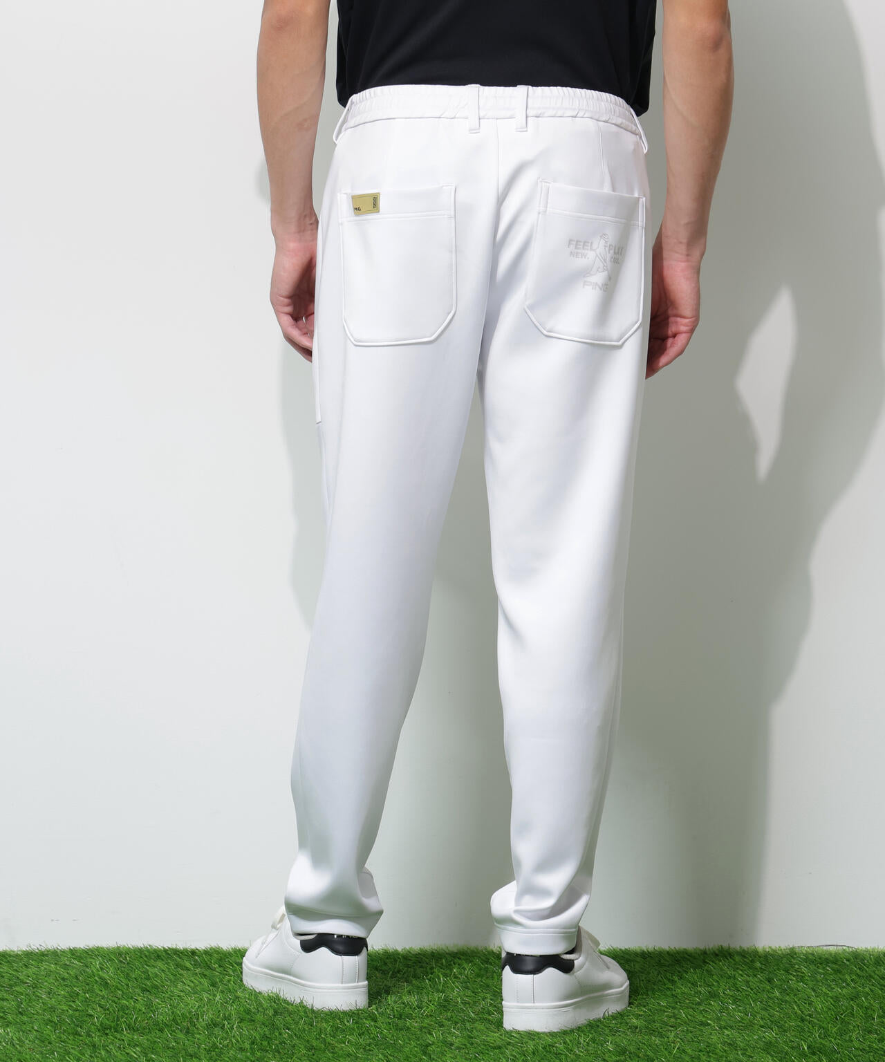 【PING APPAREL】ダンボールニットテーパードパンツ <GOLD> (MENS)