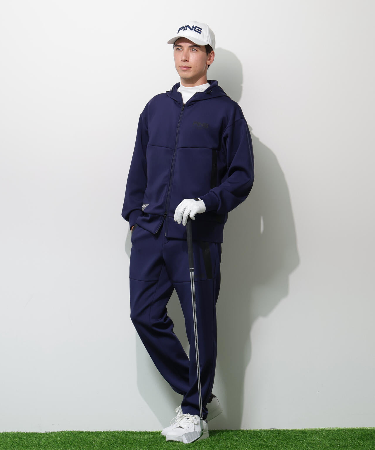 【PING APPAREL】ダンボールニットテーパードパンツ <GOLD> (MENS)