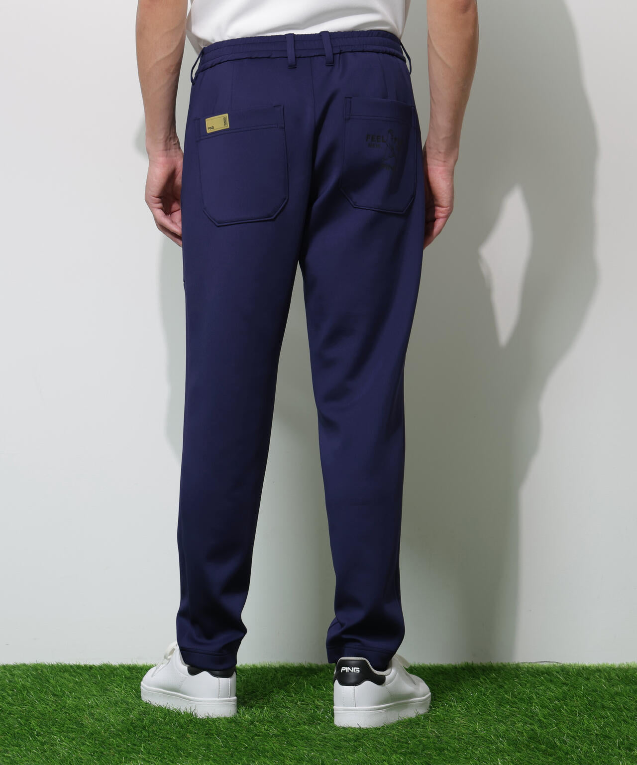 【PING APPAREL】ダンボールニットテーパードパンツ <GOLD> (MENS)
