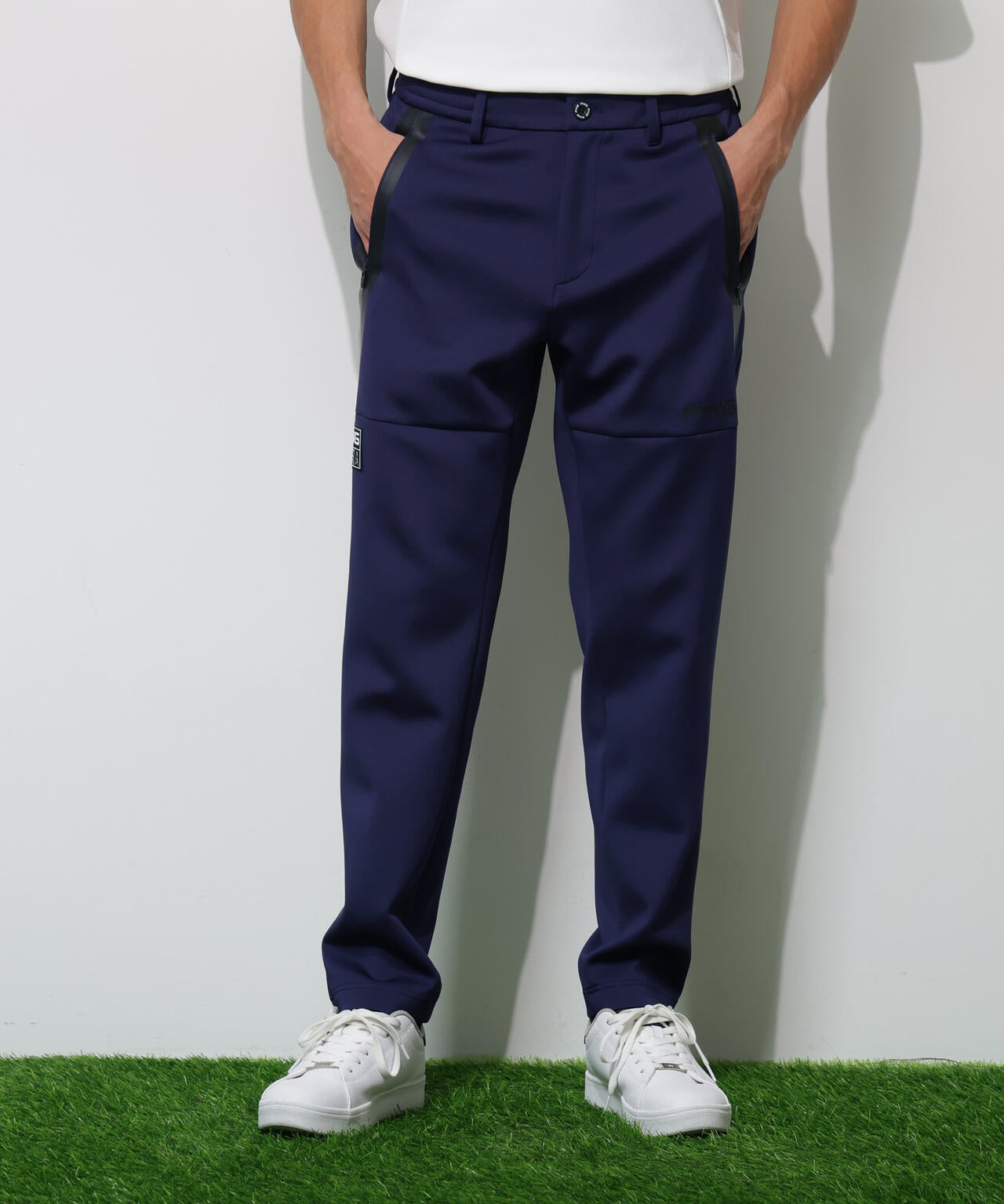 【PING APPAREL】ダンボールニットテーパードパンツ <GOLD> (MENS)