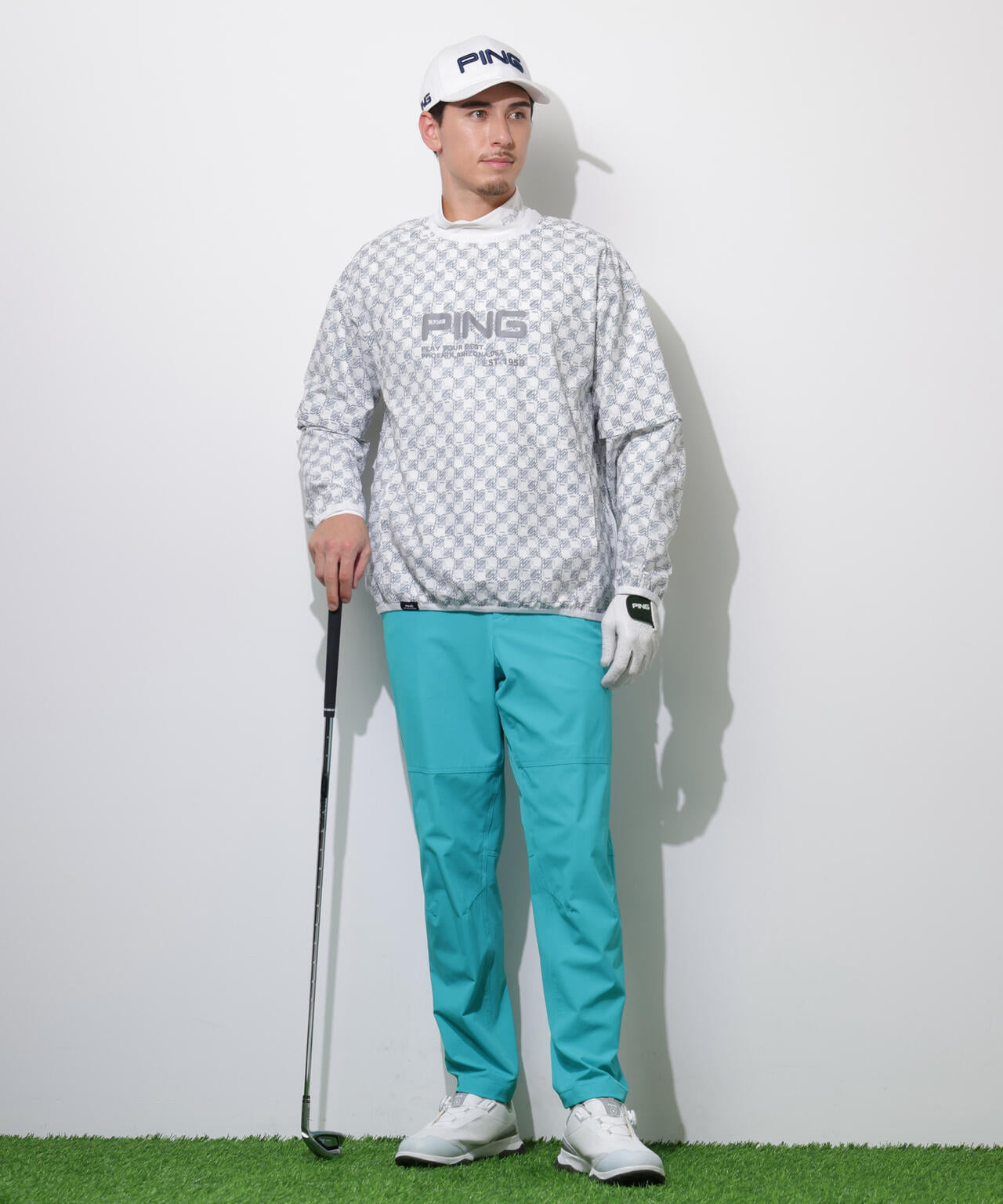 【PING APPAREL】フィット&ストレッチテーパードパンツ <PERFORMANCE> (MENS)