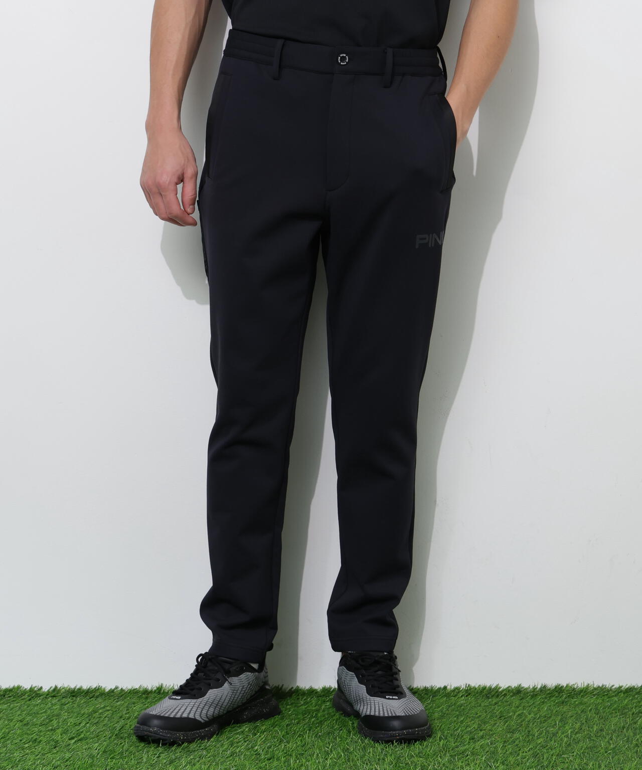 【PING APPAREL】全方向ストレッチ 接結裏メッシュスウェットテーパードパンツ <PERFORMANCE> (MENS)