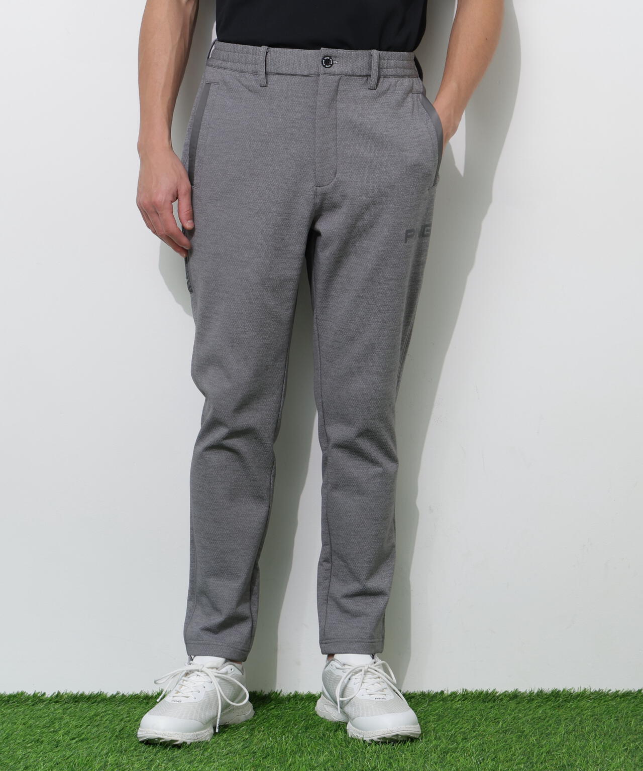 【PING APPAREL】全方向ストレッチ 接結裏メッシュスウェットテーパードパンツ <PERFORMANCE> (MENS)