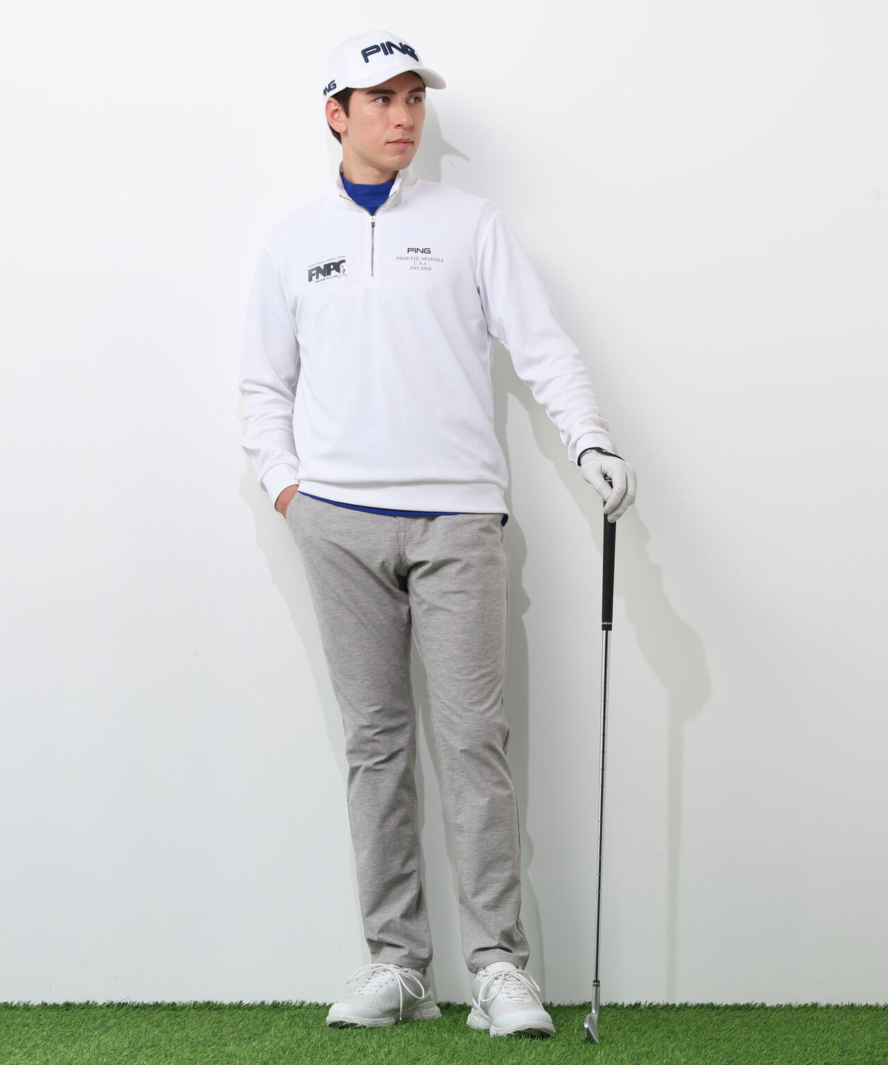 【PING APPAREL】全方向ストレッチツイルテーパードパンツ <NATIVE> (MENS)