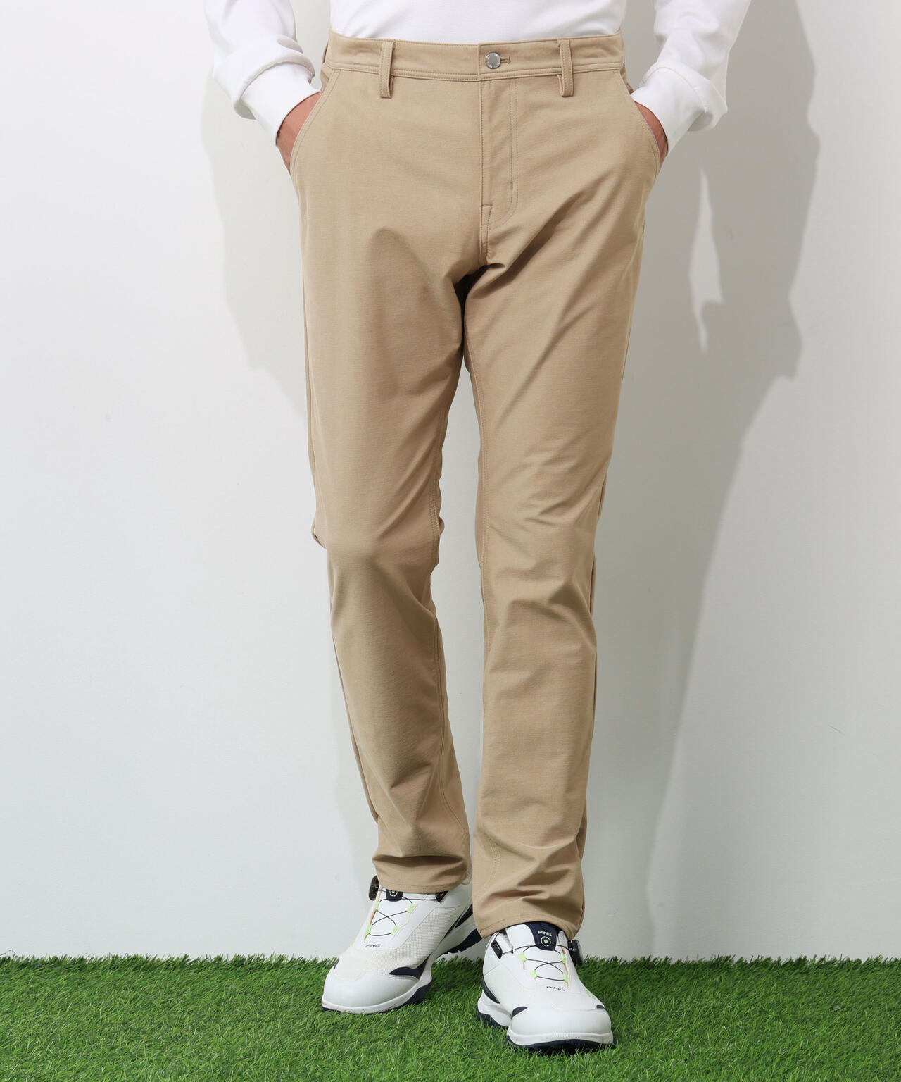 【PING APPAREL】全方向ストレッチツイルテーパードパンツ <NATIVE> (MENS)