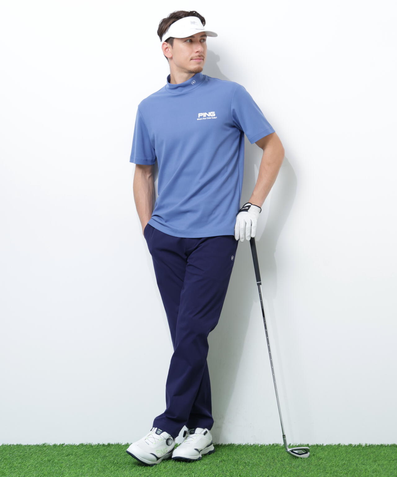 【PING APPAREL】フィット&ストレッチテーパードパンツ <NATIVE> (MENS)