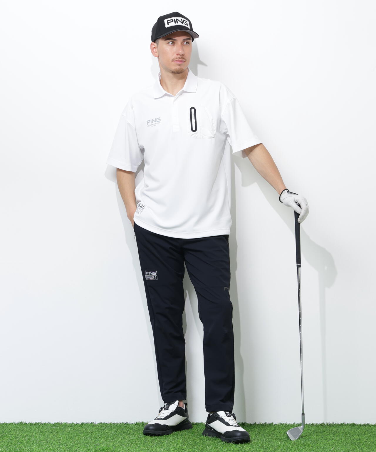 180cm C:96 W:80 H:93 着用サイズ:L
