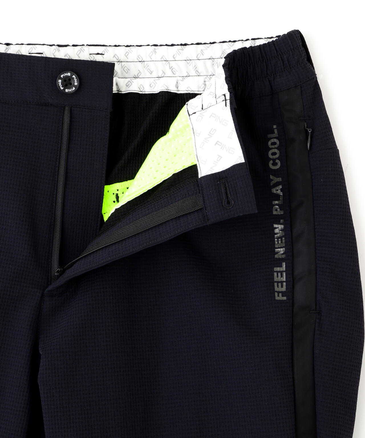 【PING APPAREL】全方向ストレッチ緯二重テーパードパンツ <GOLD> (MENS)