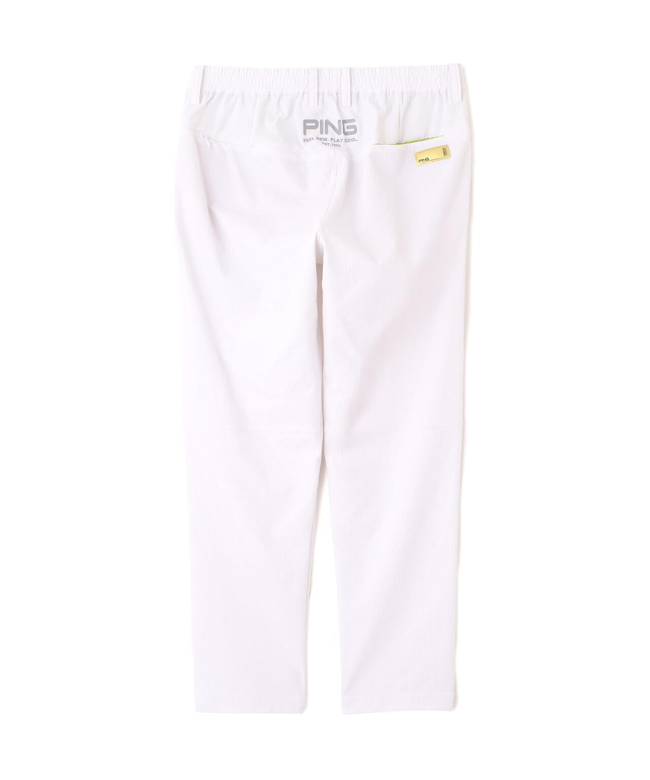 【PING APPAREL】全方向ストレッチ緯二重テーパードパンツ <GOLD> (MENS)