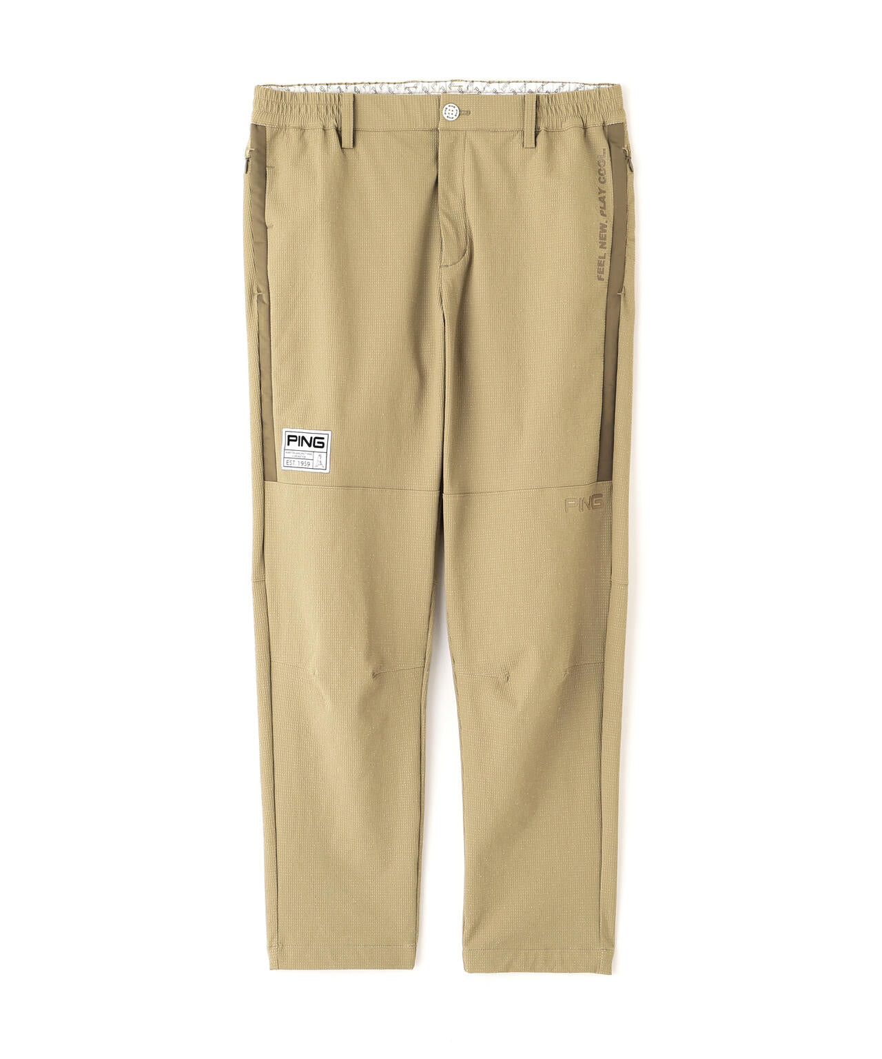 【PING APPAREL】全方向ストレッチ緯二重テーパードパンツ <GOLD> (MENS)