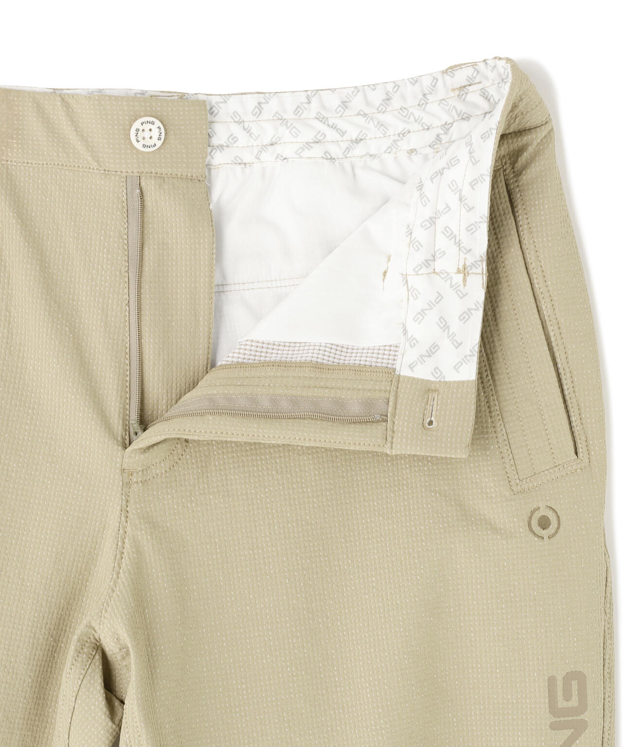 【PING APPAREL】全方向ストレッチ緯二重ツールポケット付きテーパードパンツ <PERFORMANCE> (MENS)